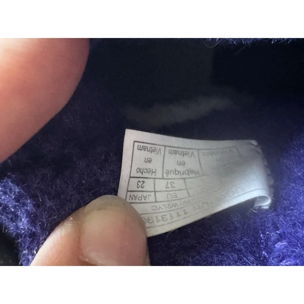 UGG Classic Clear Mini Purple Waterproof Boots Women US 6 EU 37 Shearling